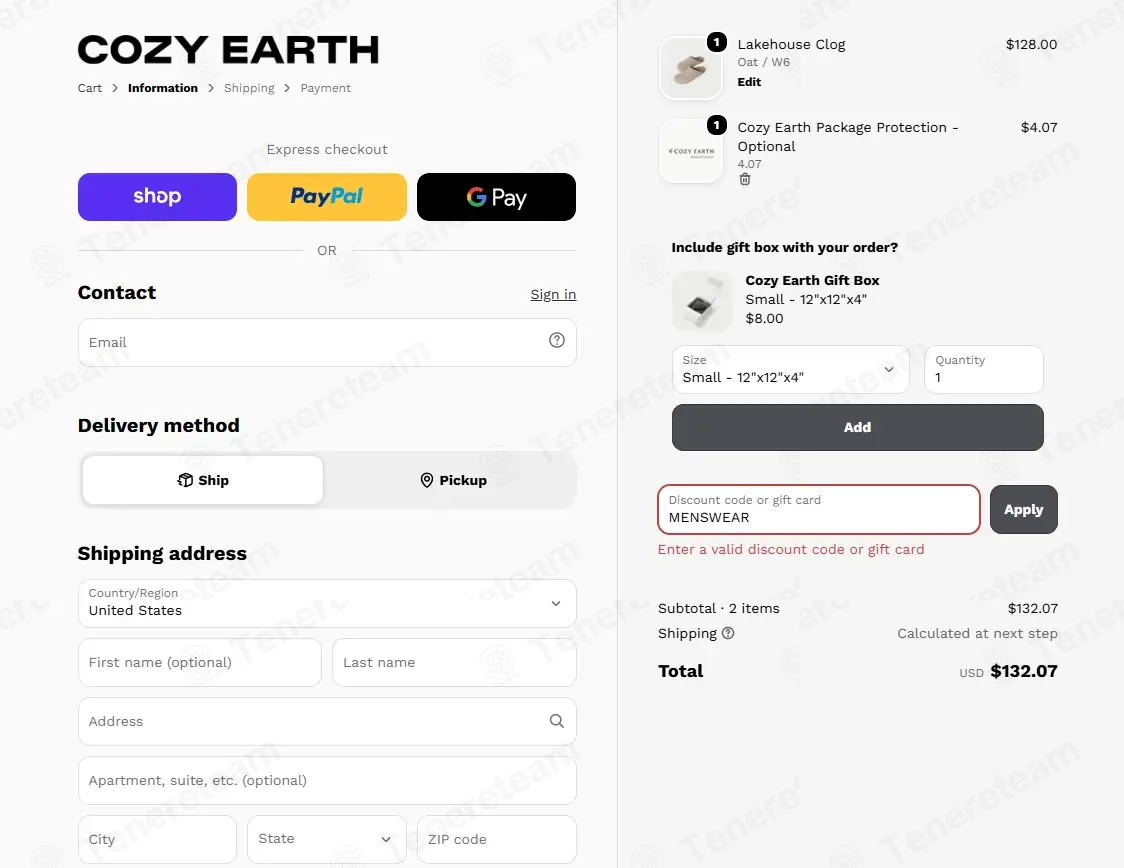 Cozy Earth coupon code: 30% off with MENSWEAR. Tested and valid as 6 days ago.