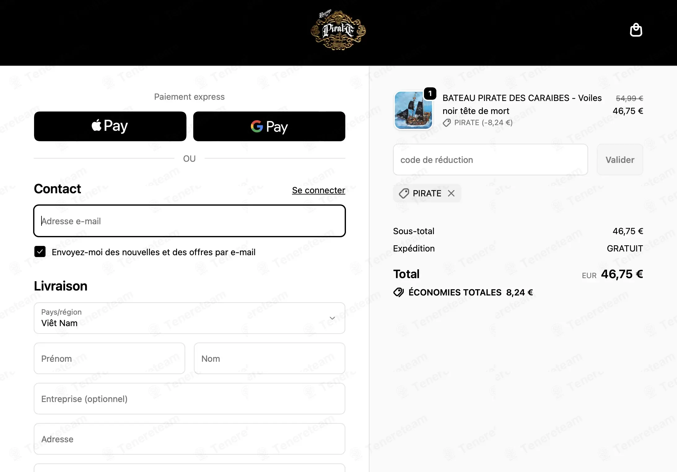 Refuge du Pirate coupon code: 15% off with PIRATE. Tested and valid as 3 weeks ago.