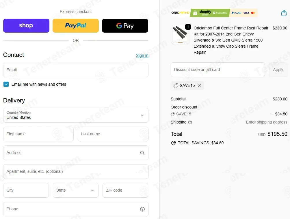 Ori Clambo coupon code: 15% off with SAVE15. Tested and valid as 3 weeks ago.