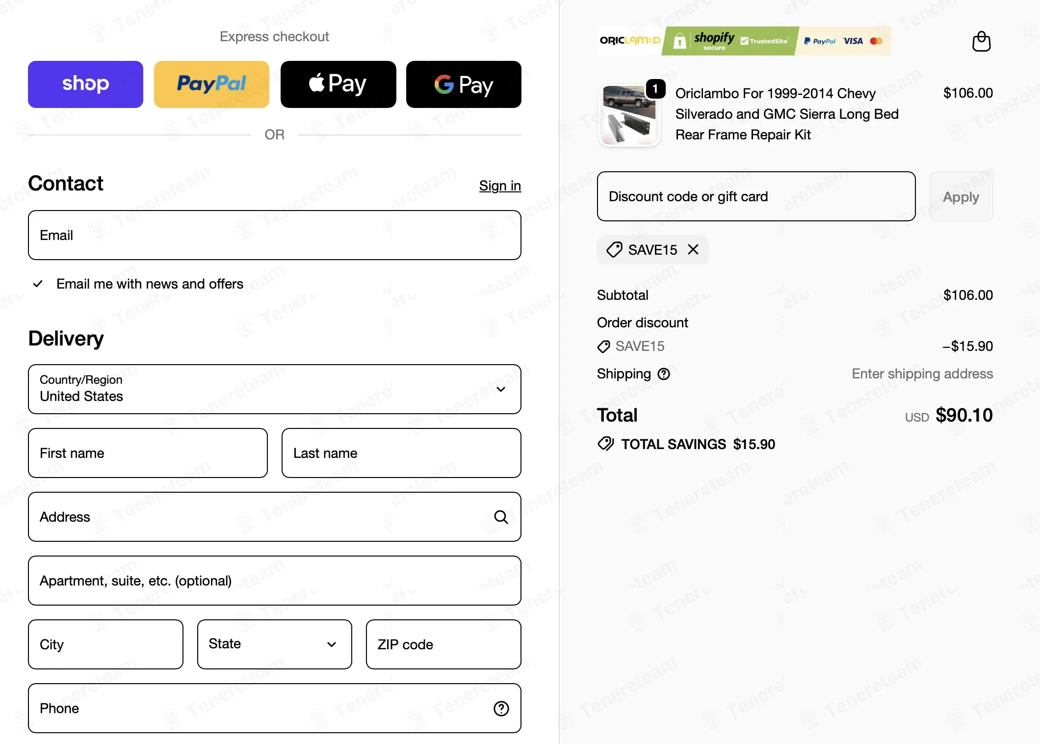Ori Clambo coupon code: 15% off with SAVE15. Tested and valid as 3 weeks ago.