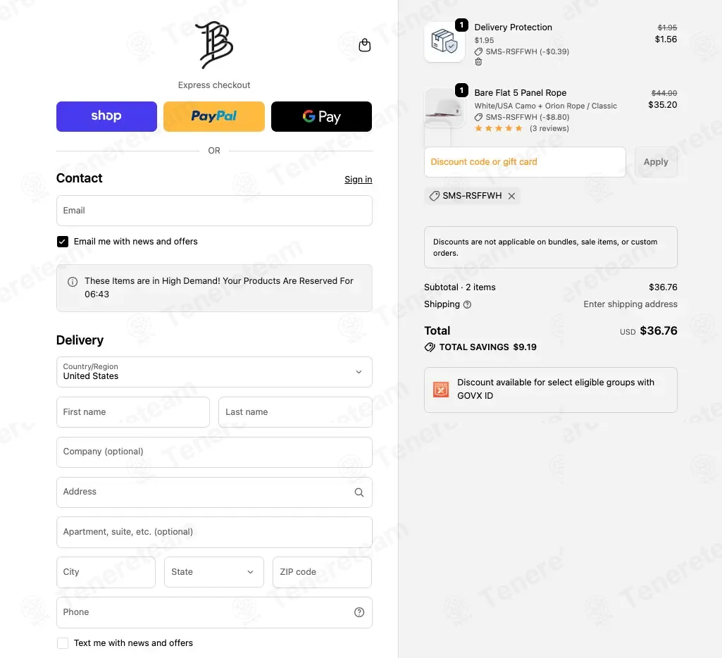 Branded Bills coupon code: 20% off with SMS-RSFFWH. Tested and valid as 1 month ago.