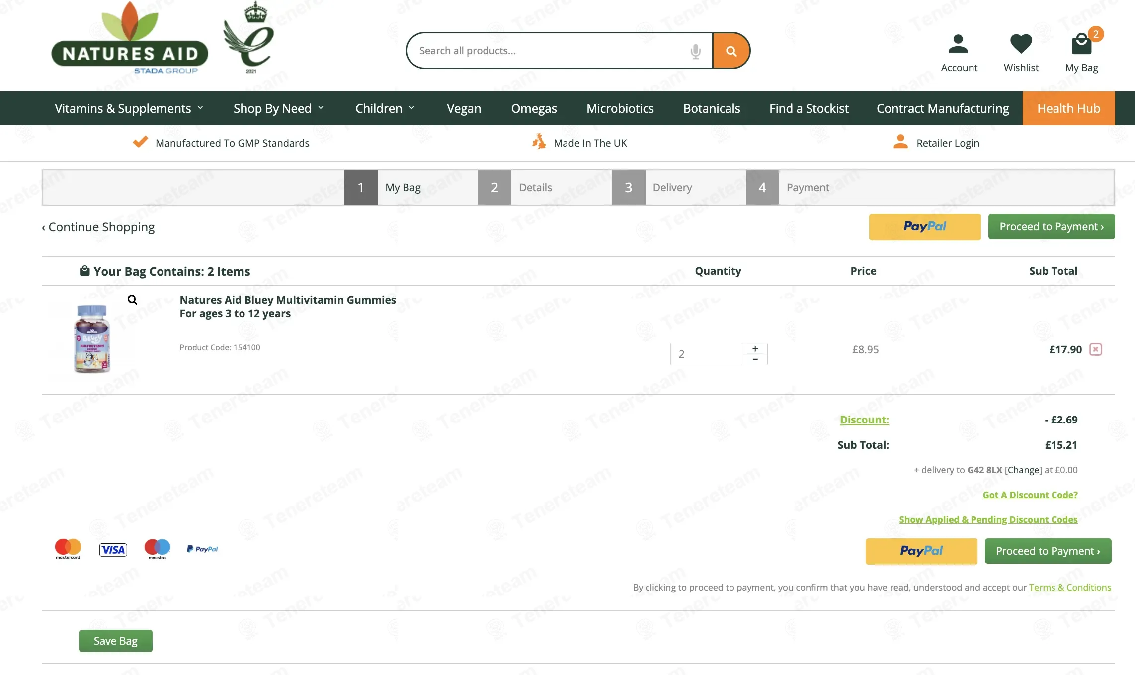 Natures Aid UK coupon code: 15% off with HELLO15. Tested and valid as 8 months ago.