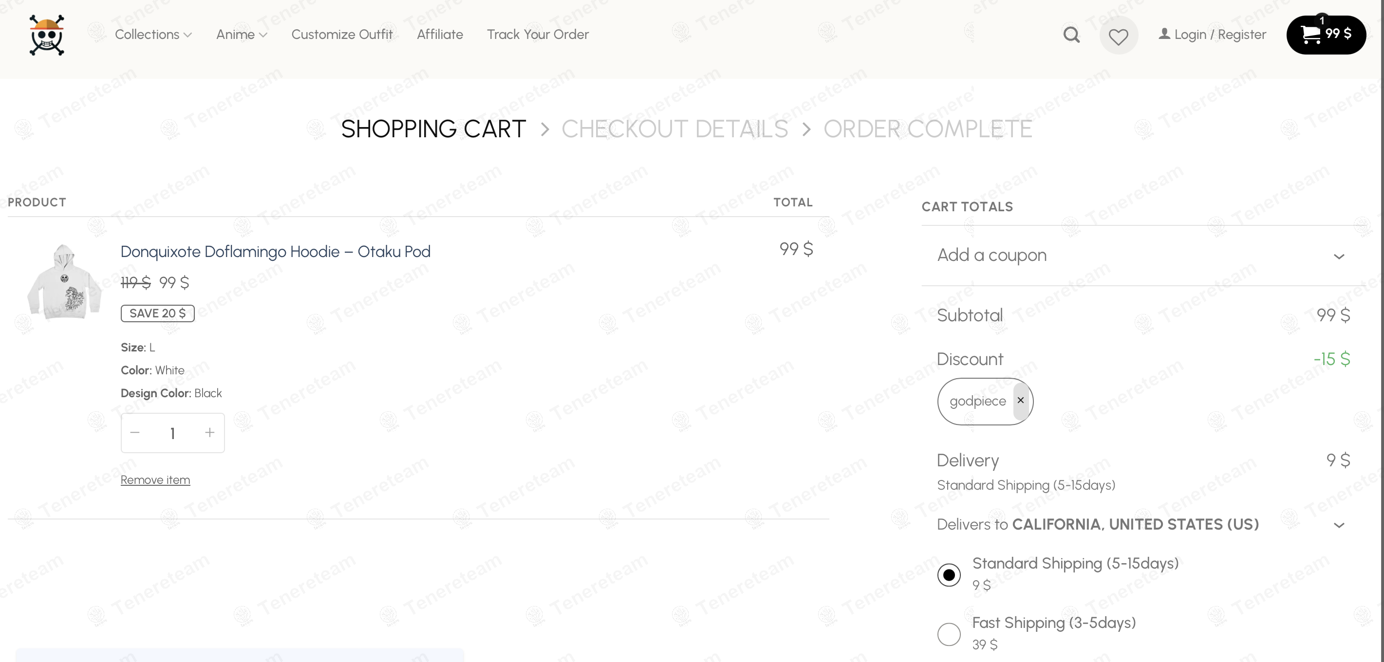 Otaku Pod Global coupon code: 15% off with GODPIECE. Tested and valid as 1 year ago.
