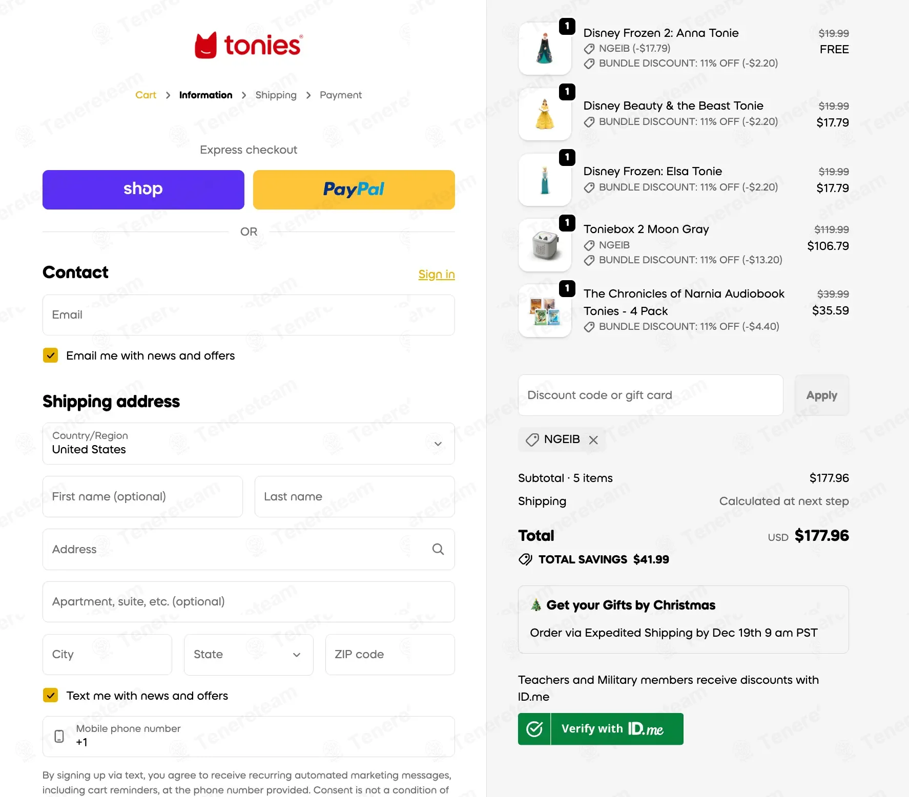 Tonies coupon code: 15% off with NGEIB. Tested and valid as 2 weeks ago.