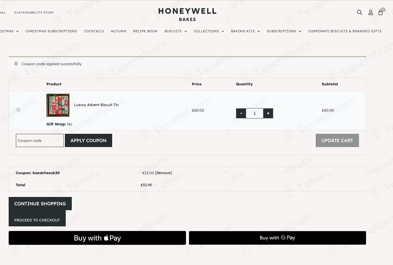 Honeywell Bakes coupon code: 20% off with BEESBITESUK20. Tested and valid as 7 months ago.