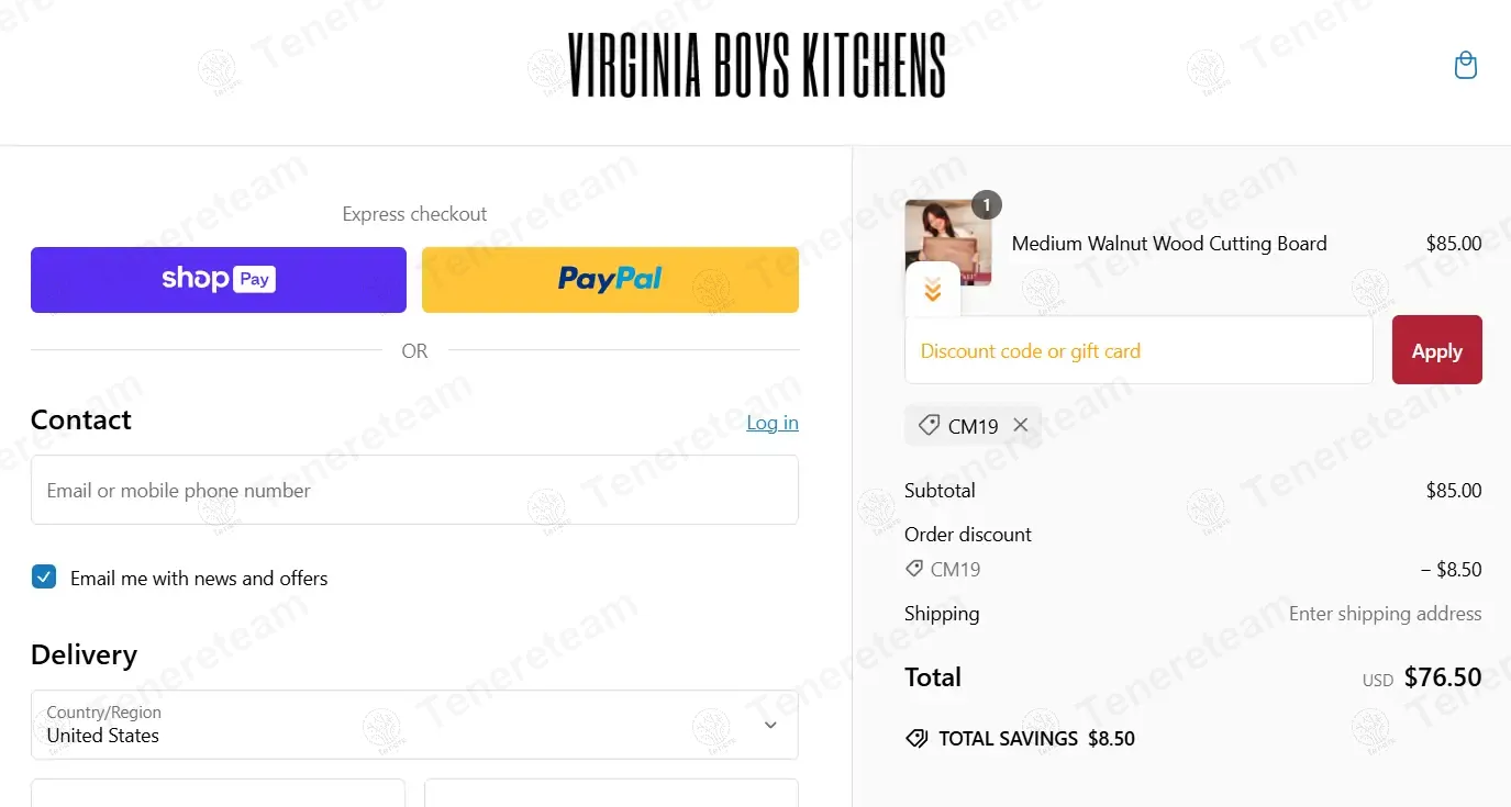 Virginia Boys Kitchens coupon code: 10% off with CM19. Tested and valid as 1 year ago.