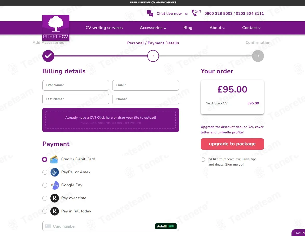 Purple CV coupon code: 5% off with DPF5. Tested and valid as 2 months ago.