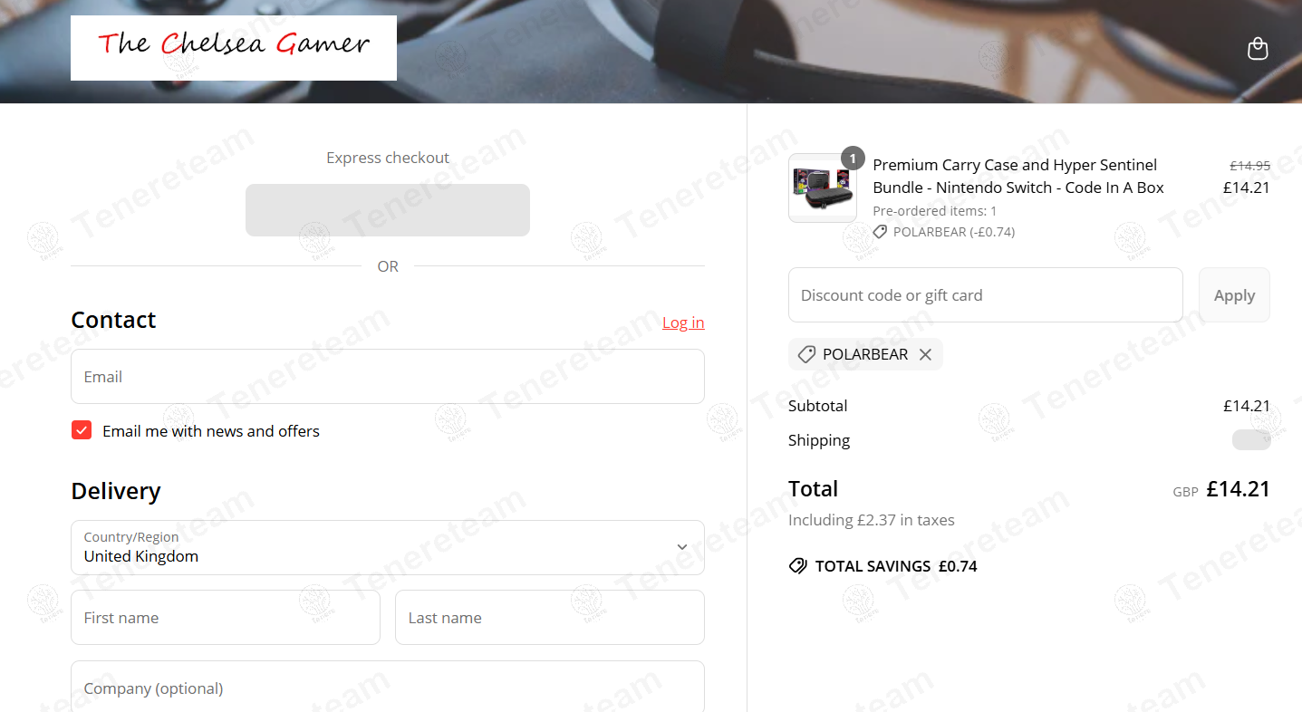 The Chelsea Gamer coupon code: 5% off with POLARBEAR. Tested and valid as 1 year ago.