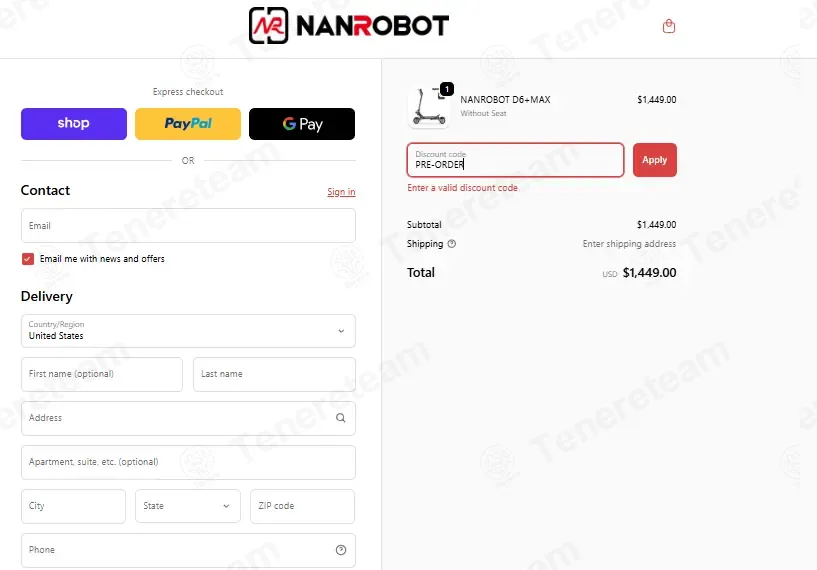 Nanrobot apply coupon code