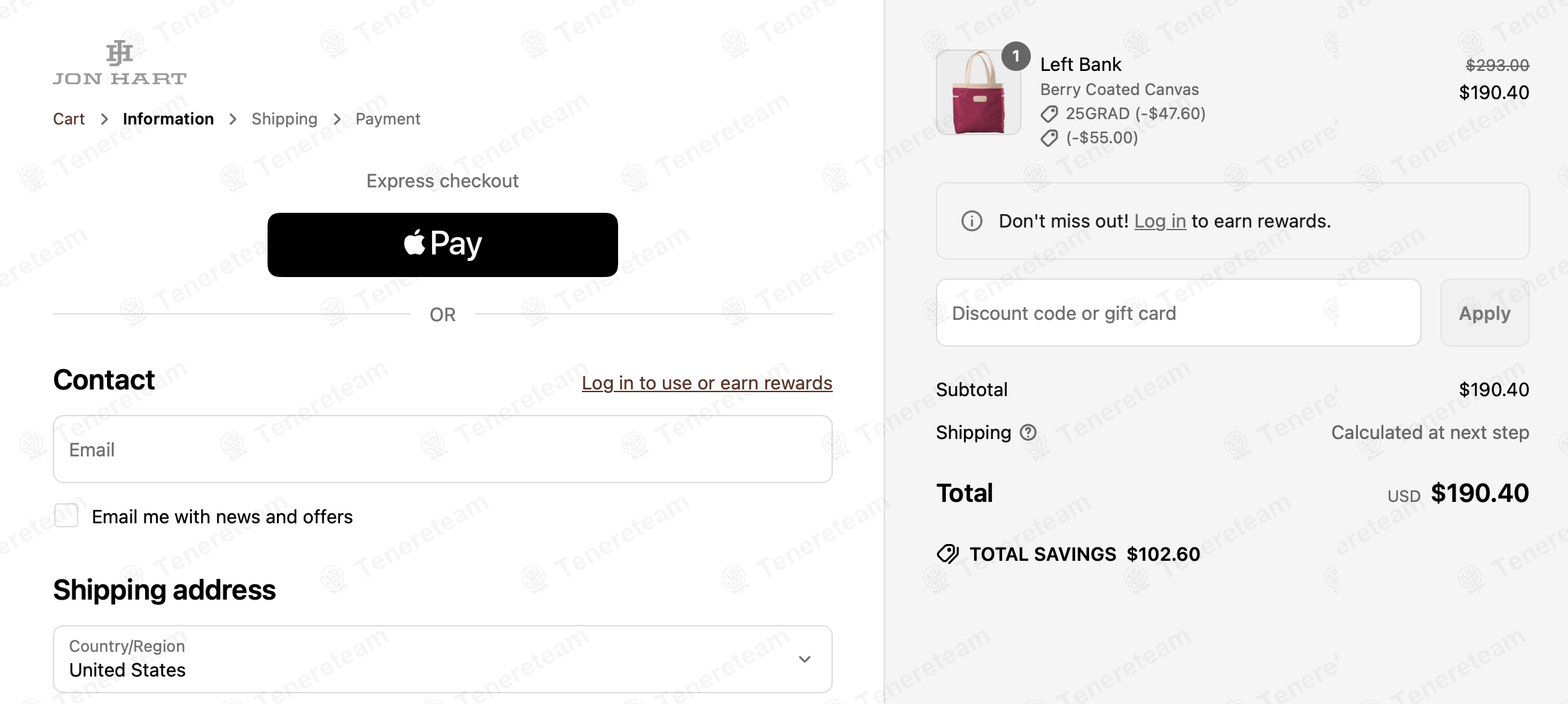 70% OFF Jon Hart Design Coupon Codes - January 2026 Promo Codes