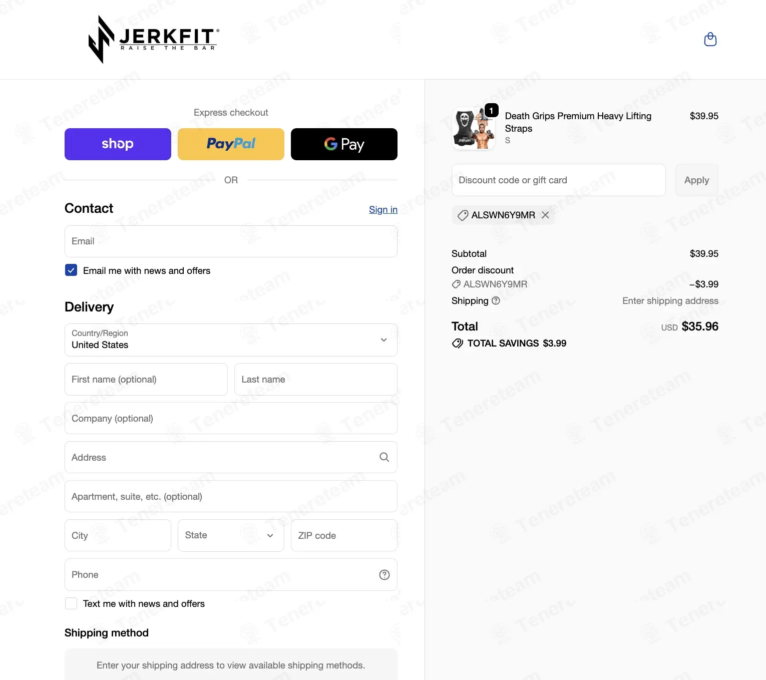 JerkFit coupon code: 10% off with ALSWN6Y9MR. Tested and valid as 2 weeks ago.
