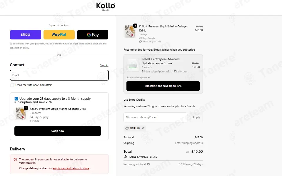 Kollo Health coupon code: 20% off with TRIAL28. Tested and valid as 2 months ago.