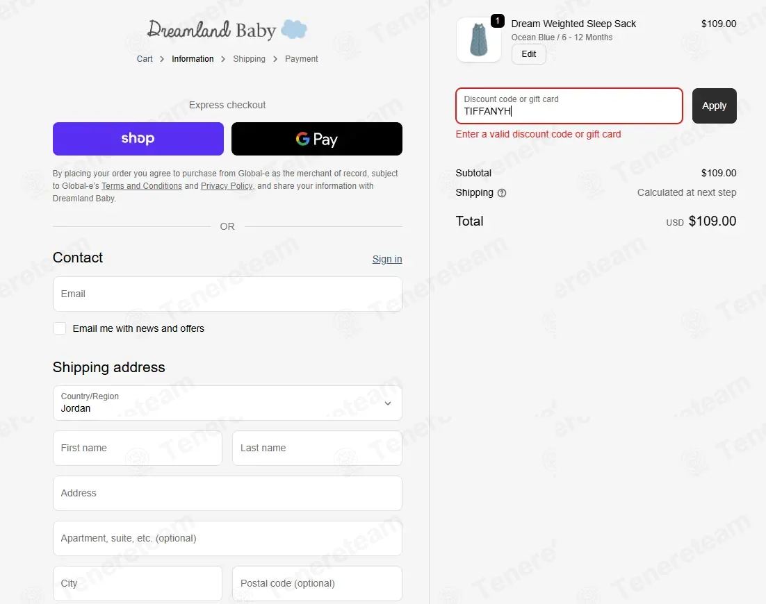 Dreamland Baby coupon code: 15% off with TIFFANYH. Tested and valid as 1 month ago.