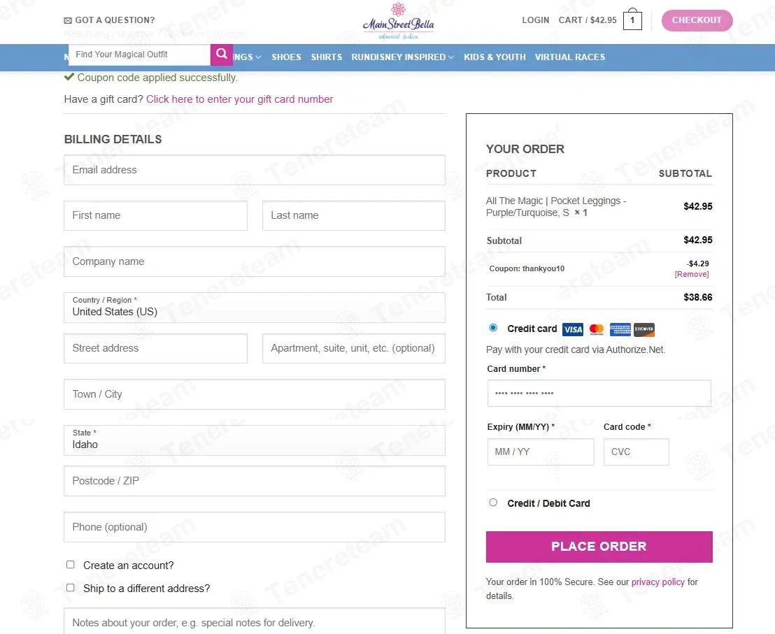 Main Street Bella coupon code: 10% off with thankyou10. Tested and valid as 1 month ago.
