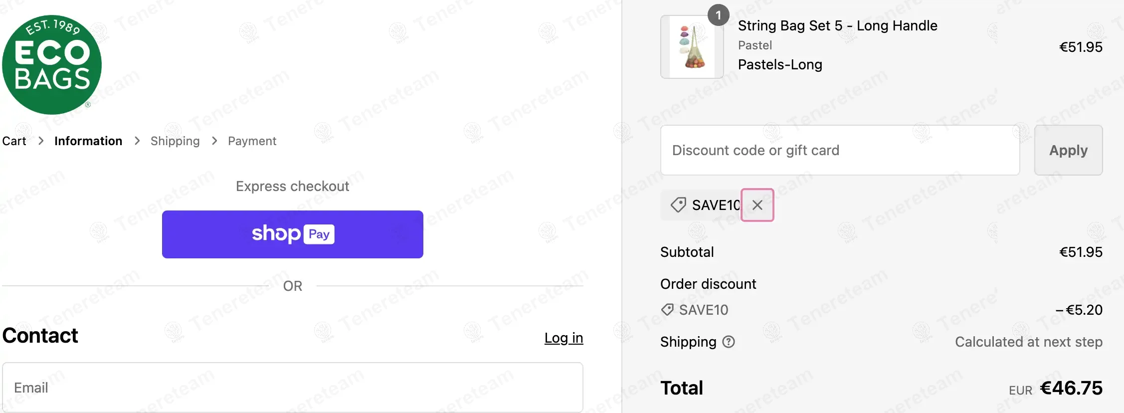 ECOBAGS coupon code: 10% off with SAVE10. Tested and valid as 1 year ago.