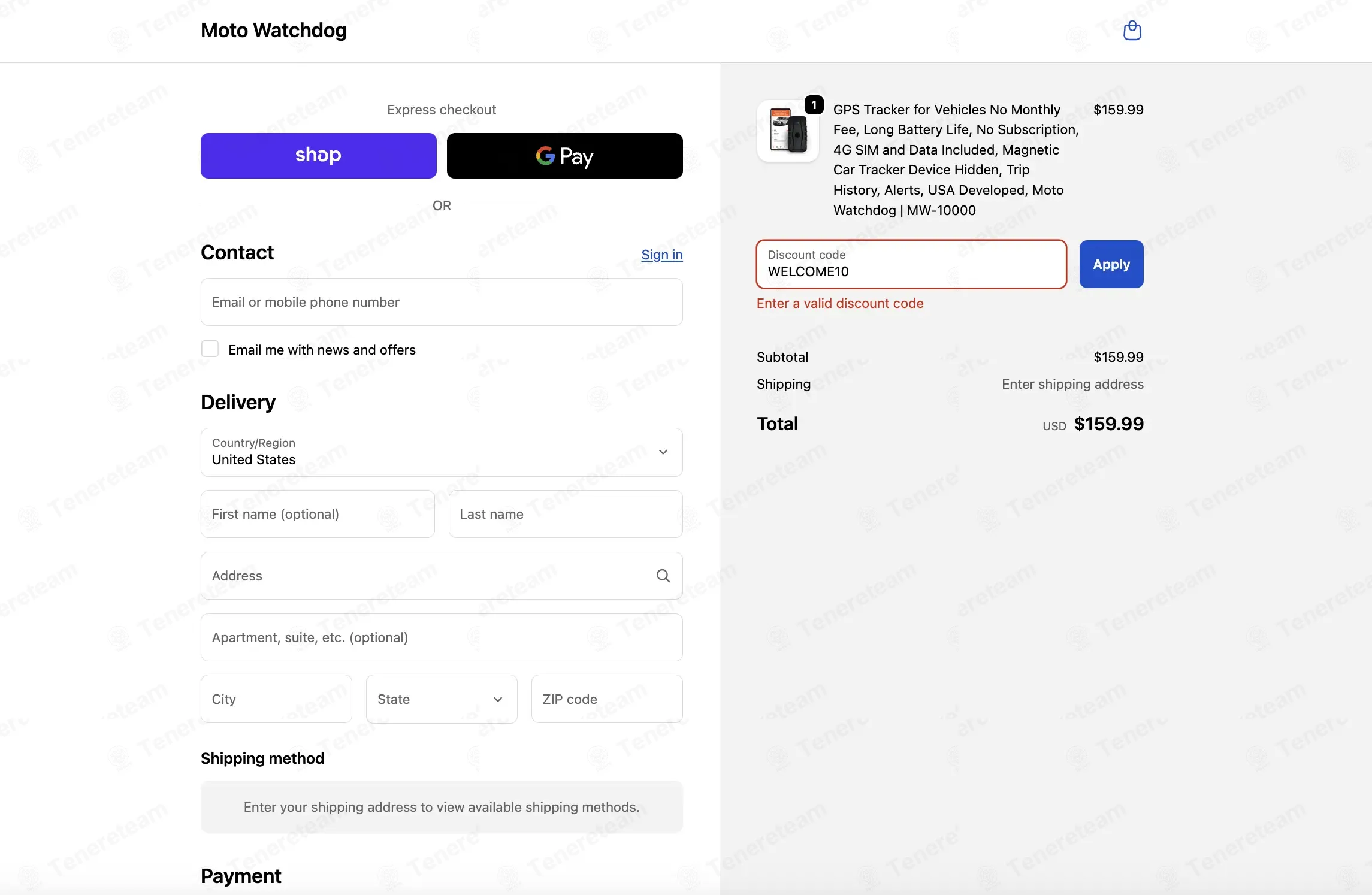 Moto Watchdog Shop coupon code: 10% off with WELCOME10. Tested and valid as 2 months ago.