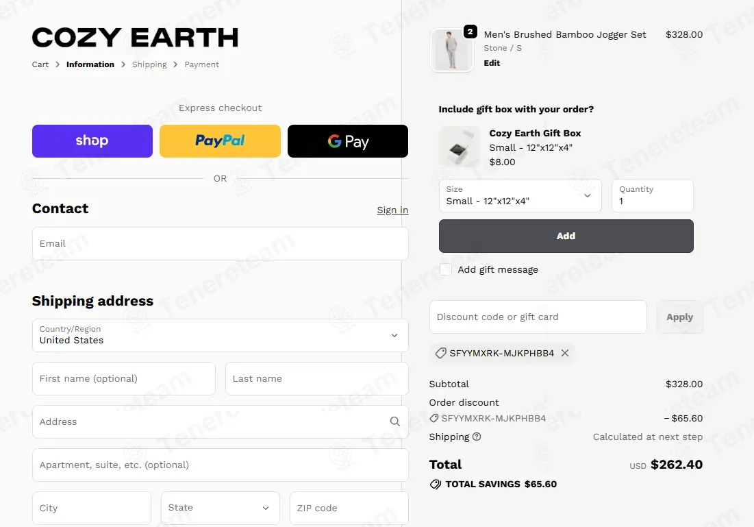 Cozy Earth coupon code: 20% off with SFYYMXRK-MJKPHBB4. Tested and valid as 6 days ago.