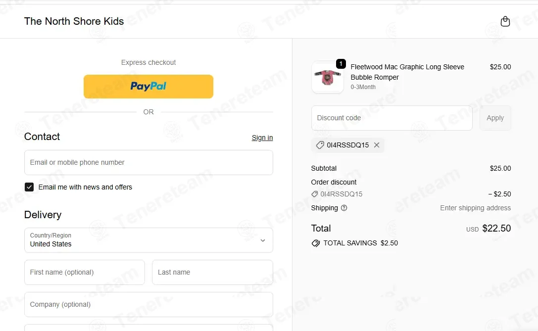 The North Shore Kids coupon code: 10% off with 0I4RSSDQ15. Tested and valid as 7 months ago.