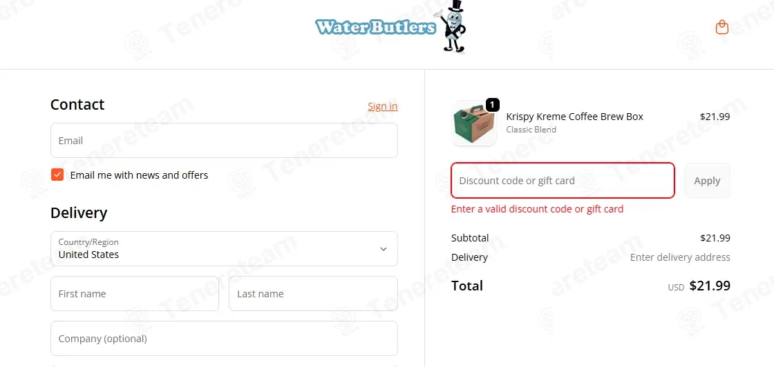 Water Butlers coupon code: $10 off with BEKAHHART. Tested and valid as 1 month ago.