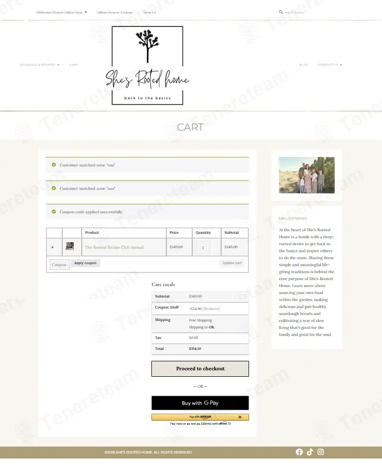 She’s Rooted Home coupon code: 10% off with 10OFF. Tested and valid as 1 month ago.