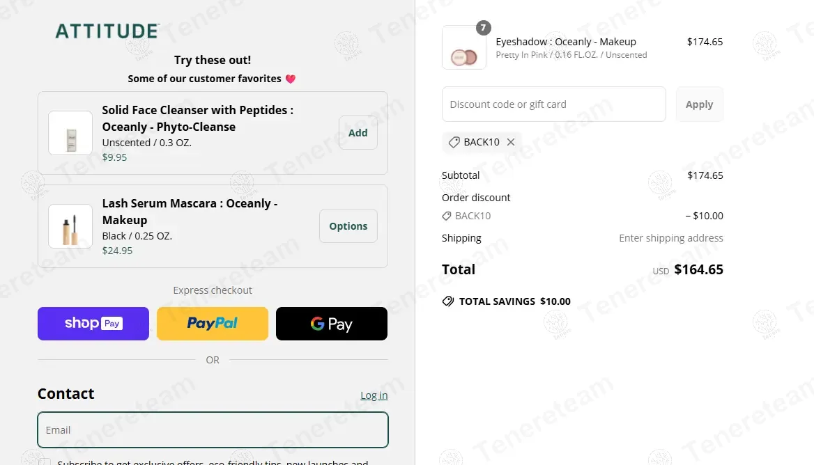 Attitudeliving.com coupon code: $10 off with BACK10. Tested and valid as 1 year ago.