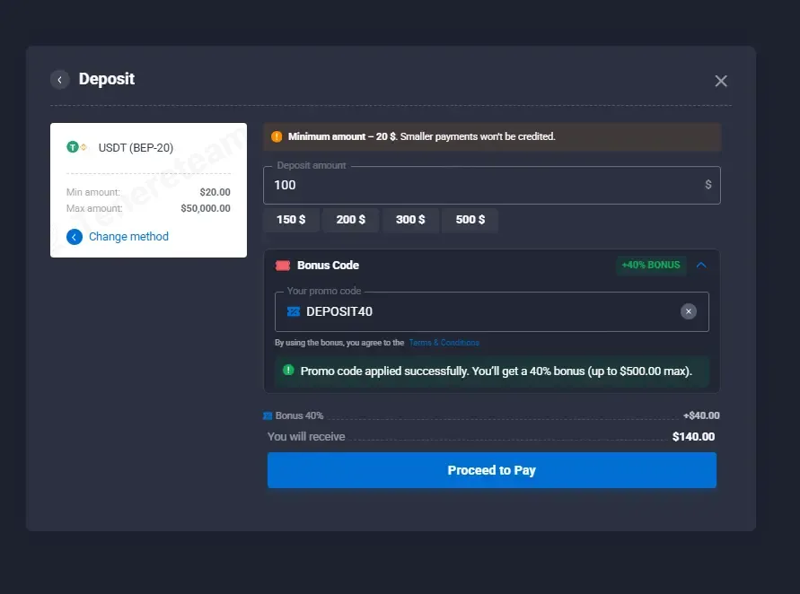 Quotex coupon code: 40% off with DEPOSIT40. Tested and valid as 1 month ago.