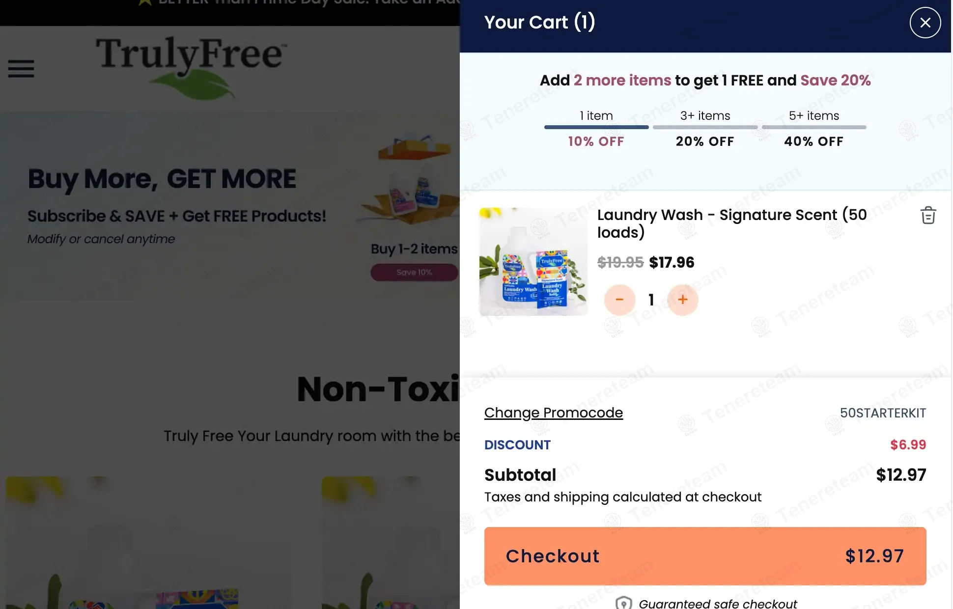 Truly Free Home coupon code: $7 off with 50STARTERKIT. Tested and valid as 1 year ago.