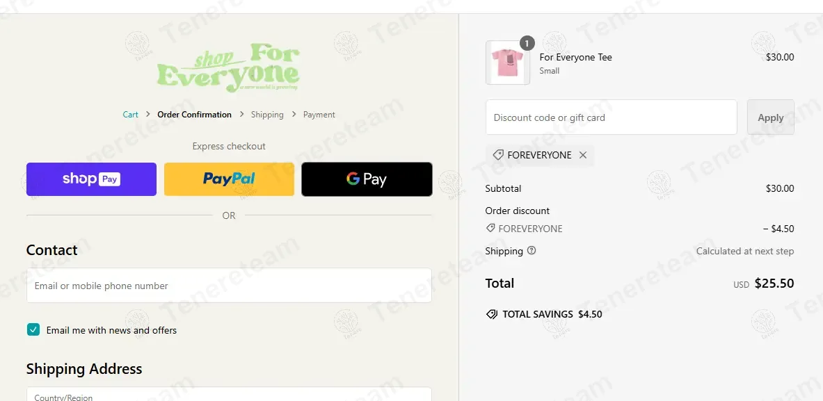 For Everyone Collective coupon code: 15% off with FOREVERYONE. Tested and valid as 10 months ago.