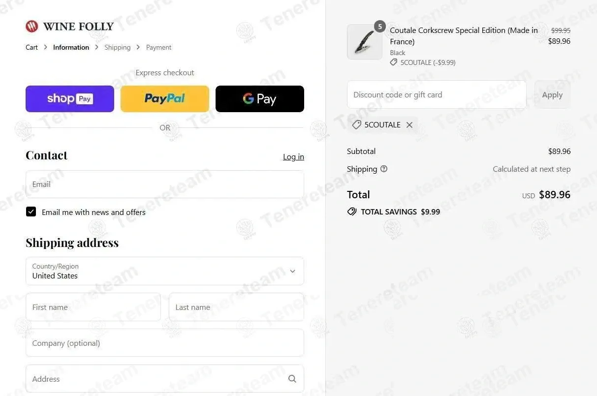 Wine Folly coupon code: 10% off with 5COUTALE. Tested and valid as 1 month ago.