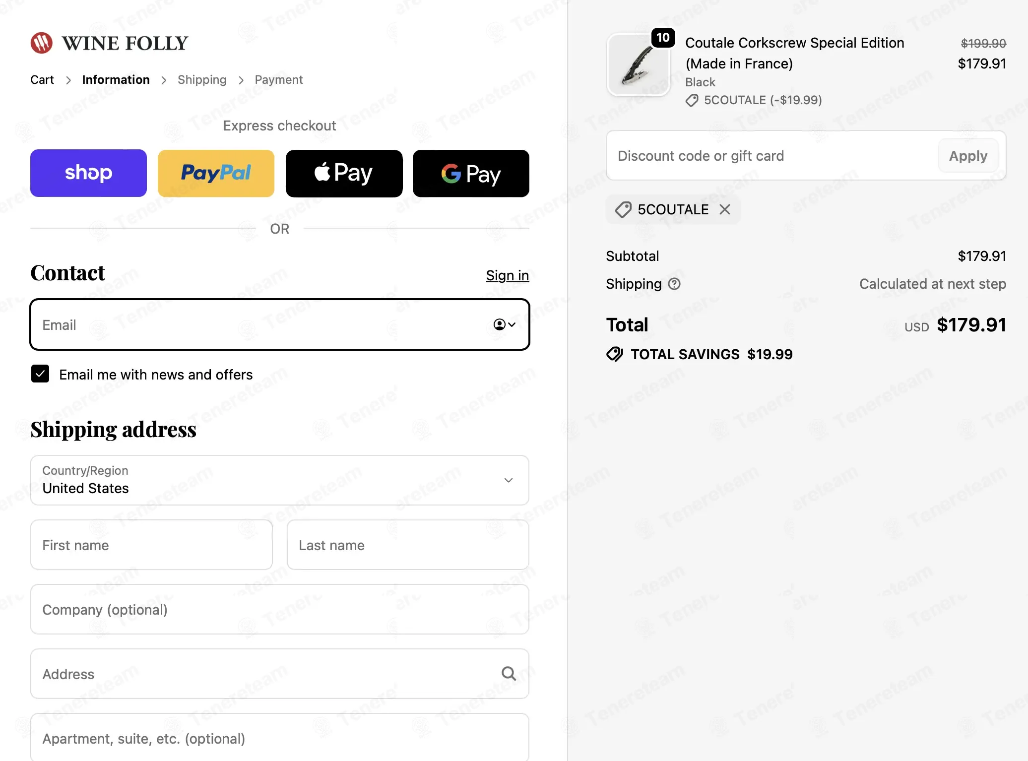 Wine Folly coupon code: 10% off with 5COUTALE. Tested and valid as 1 month ago.