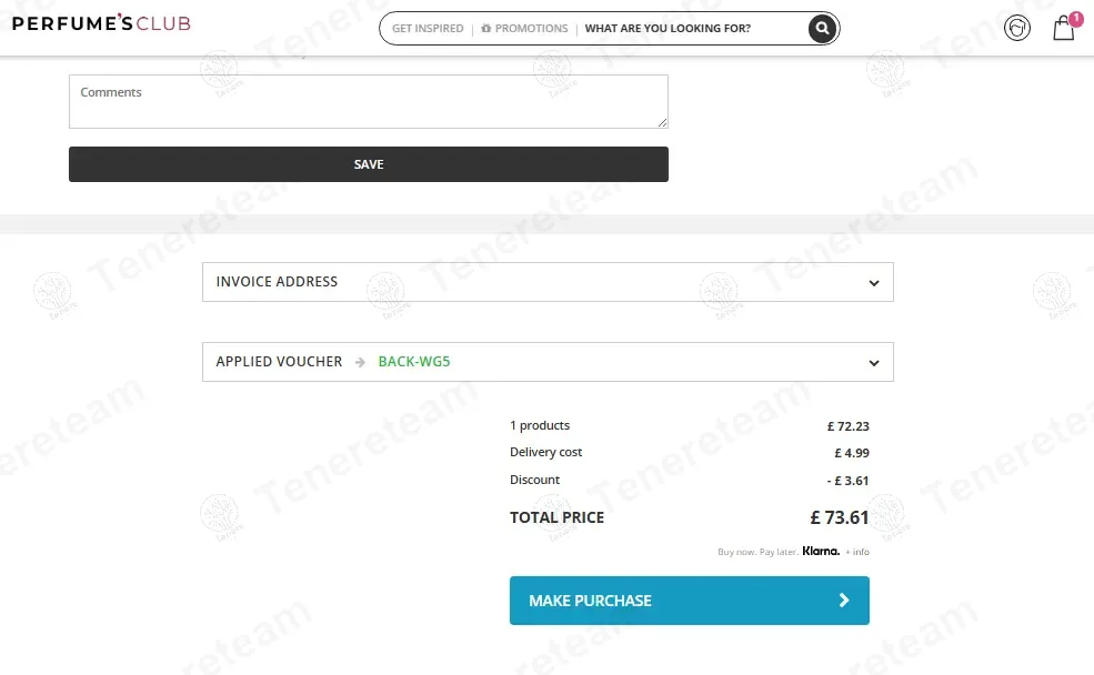 Perfumes Club UK coupon code: 5% off with BACK-WG5. Tested and valid as 11 months ago.