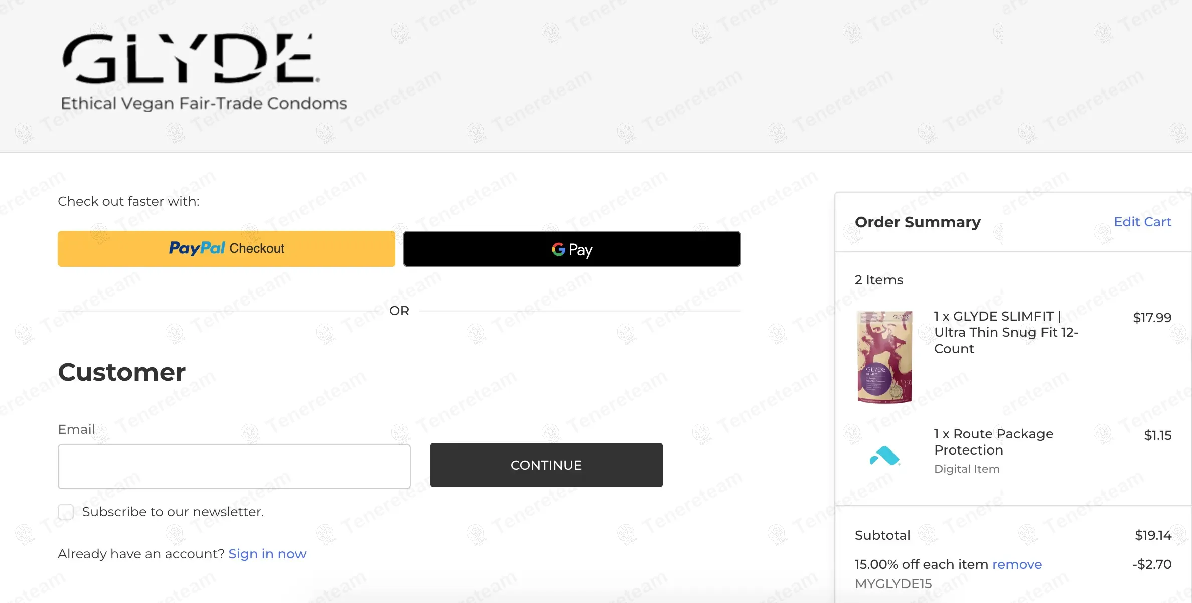 GLYDE Natural coupon code: 15% off with MYGLYDE15. Tested and valid as 1 year ago.