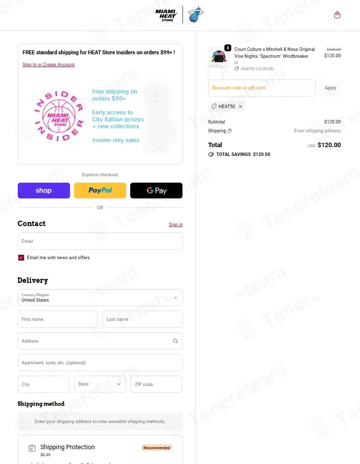 Miami HEAT Store coupon code: 50% off with HEAT50. Tested and valid as 8 months ago.