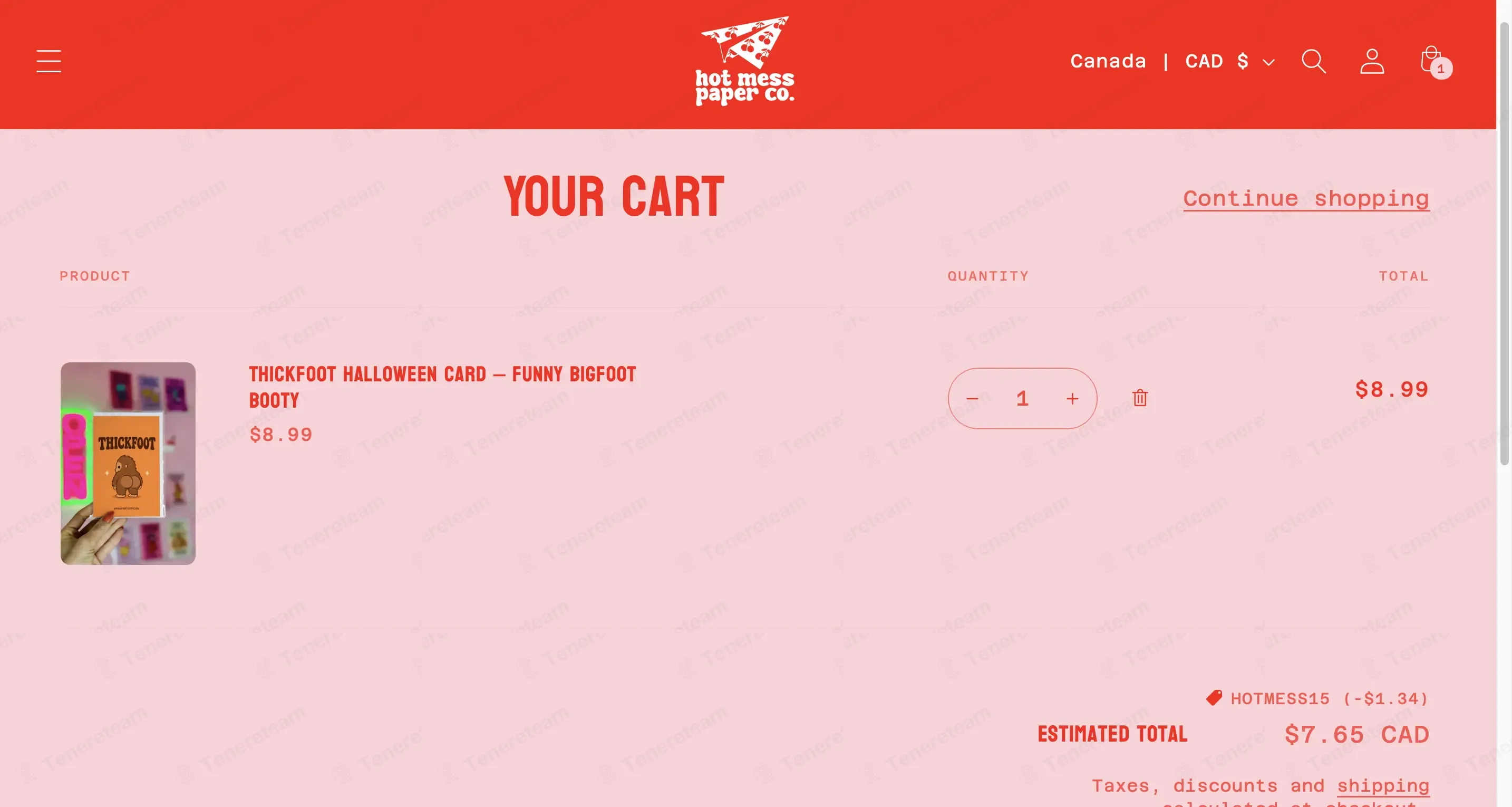 Hot Mess Paper Co coupon code: 15% off with HOTMESS15. Tested and valid as 1 month ago.