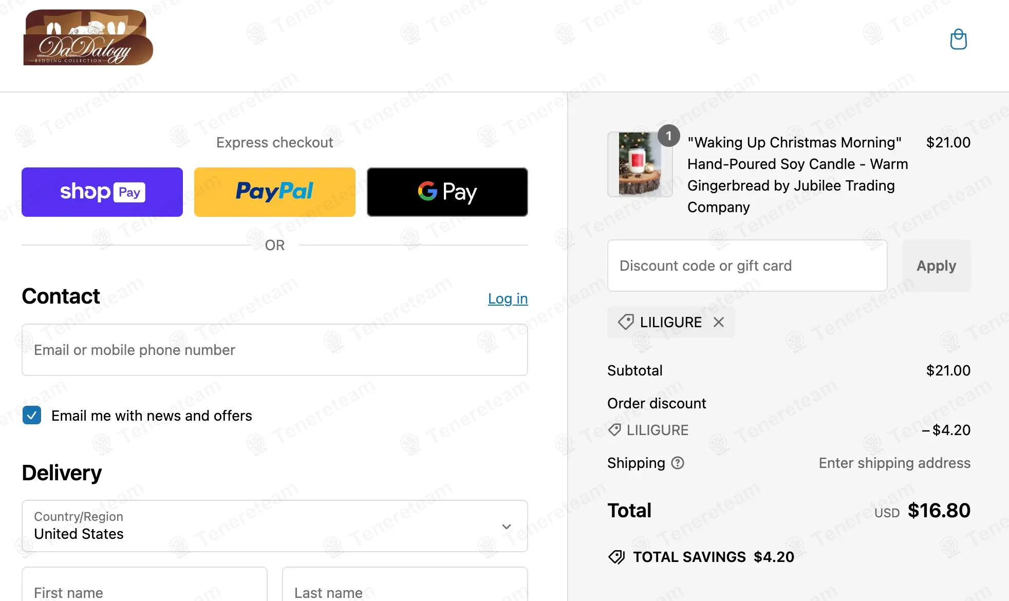 Dadalogy coupon code: 30% off with LILIGURE. Tested and valid as 1 year ago.