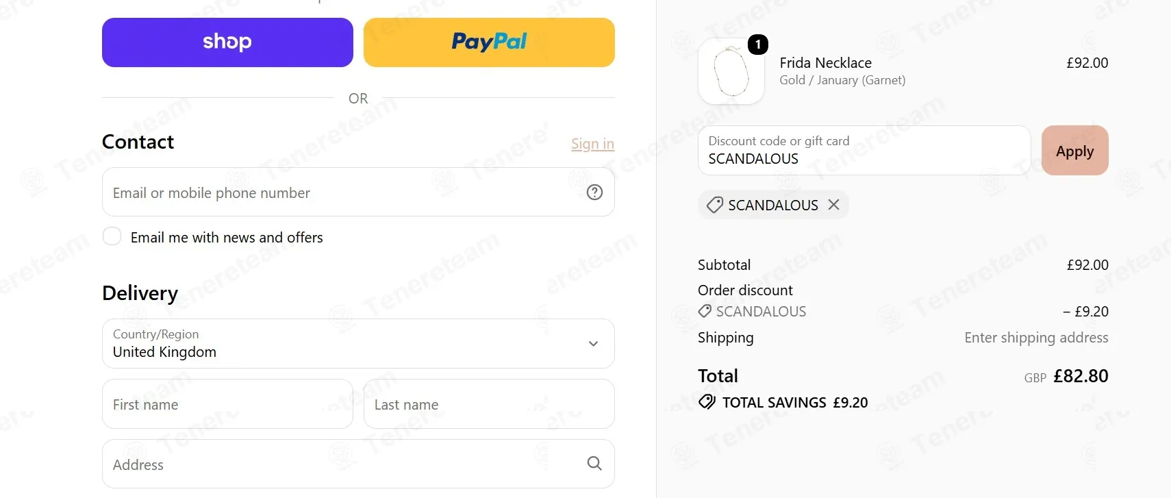 Laura Elizabeth coupon code: 10% off with SCANDALOUS. Tested and valid as 1 month ago.