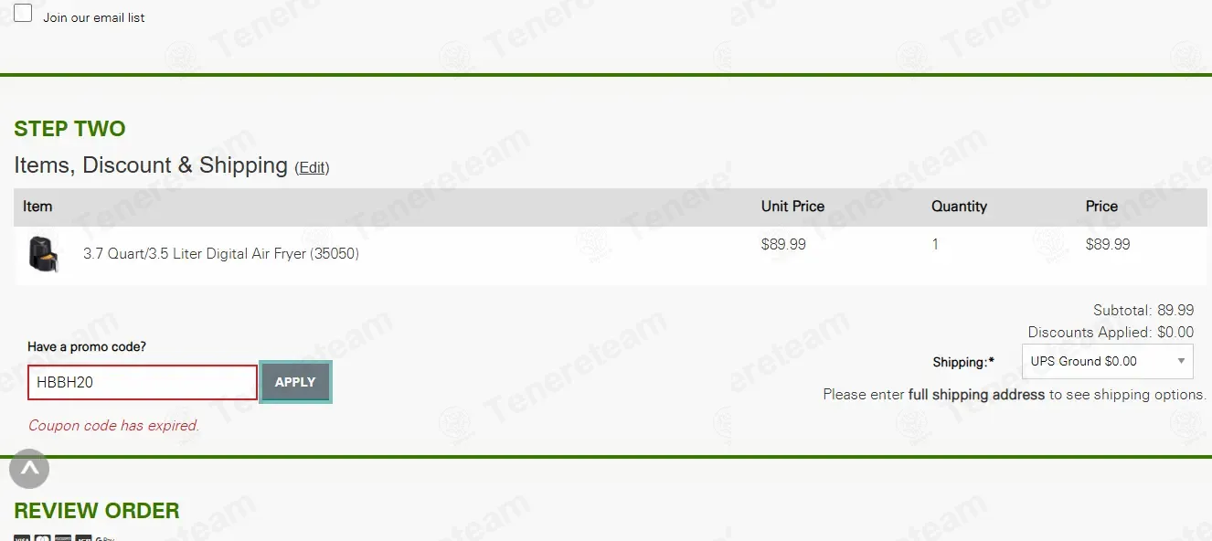 Hamilton Beach coupon code: 20% off with HBBH20. Tested and valid as 1 month ago.