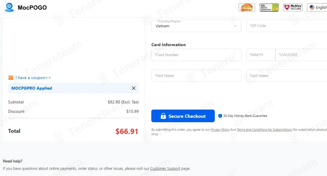 Mocpogo coupon code: 20% off with MOCPGPRO. Tested and valid as 1 month ago.