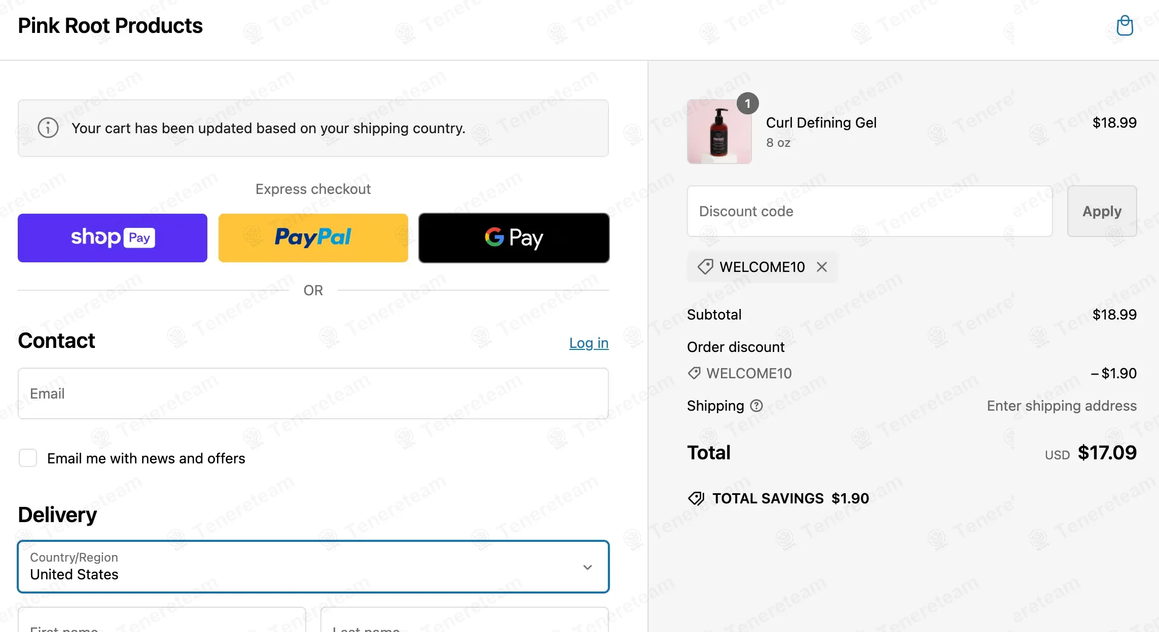 Pink Root Products coupon code: 10% off with WELCOME10. Tested and valid as 1 year ago.