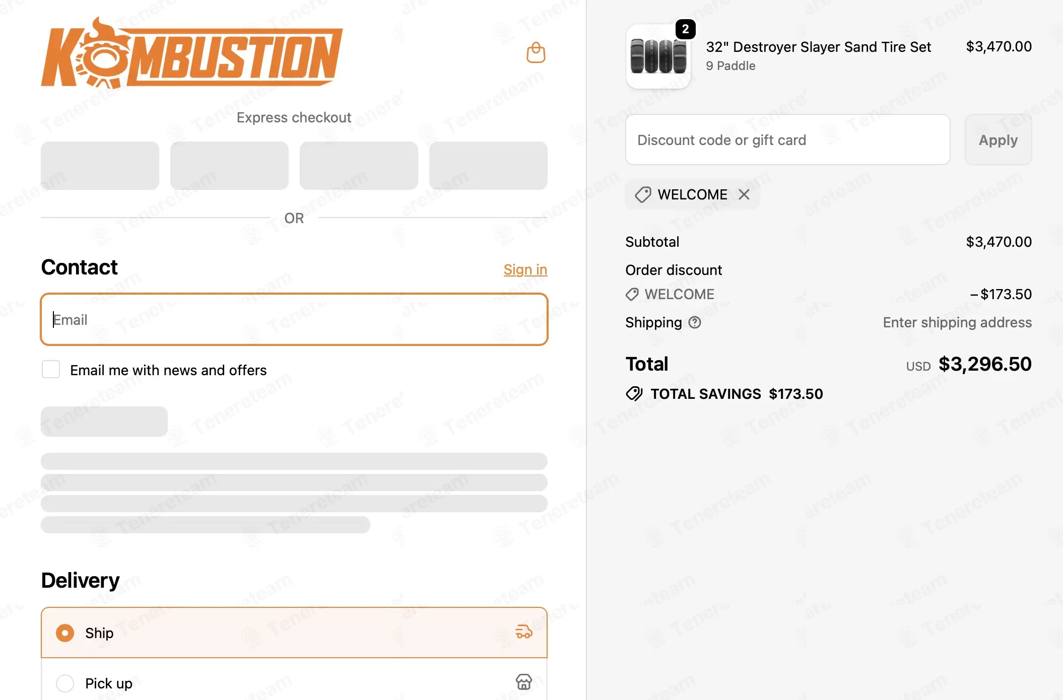 Kombustion Motorsports coupon code: 5% off with WELCOME. Tested and valid as 8 months ago.