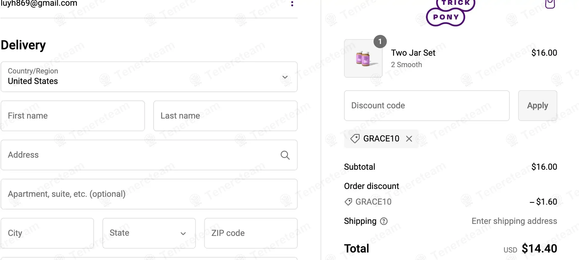 One Trick Pony Nuts coupon code: 10% off with GRACE10. Tested and valid as 1 year ago.