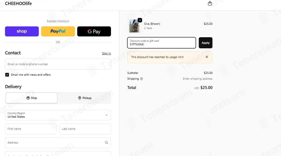 Cheehoo Life coupon code: 10% off with 57PTKXNK. Tested and valid as 3 months ago.