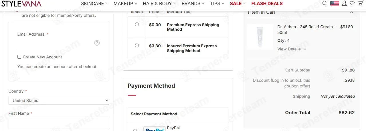 Stylevana US apply coupon code