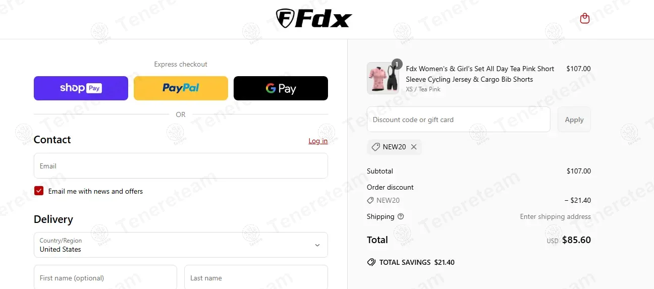 FDX Sports coupon code: 20% off with NEW20. Tested and valid as 3 months ago.