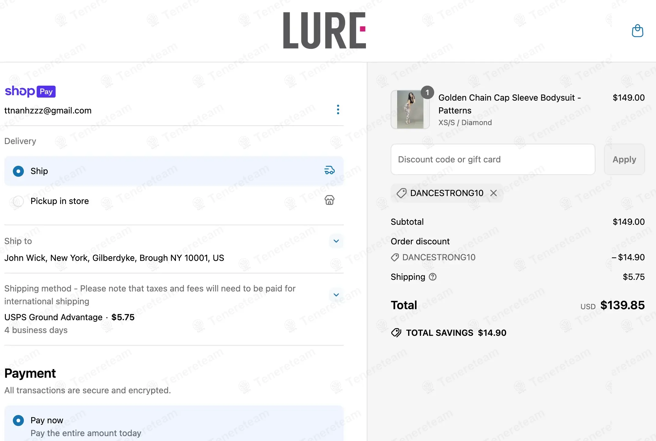 Lure Fitness coupon code: 10% off with DANCESTRONG10. Tested and valid as 1 year ago.