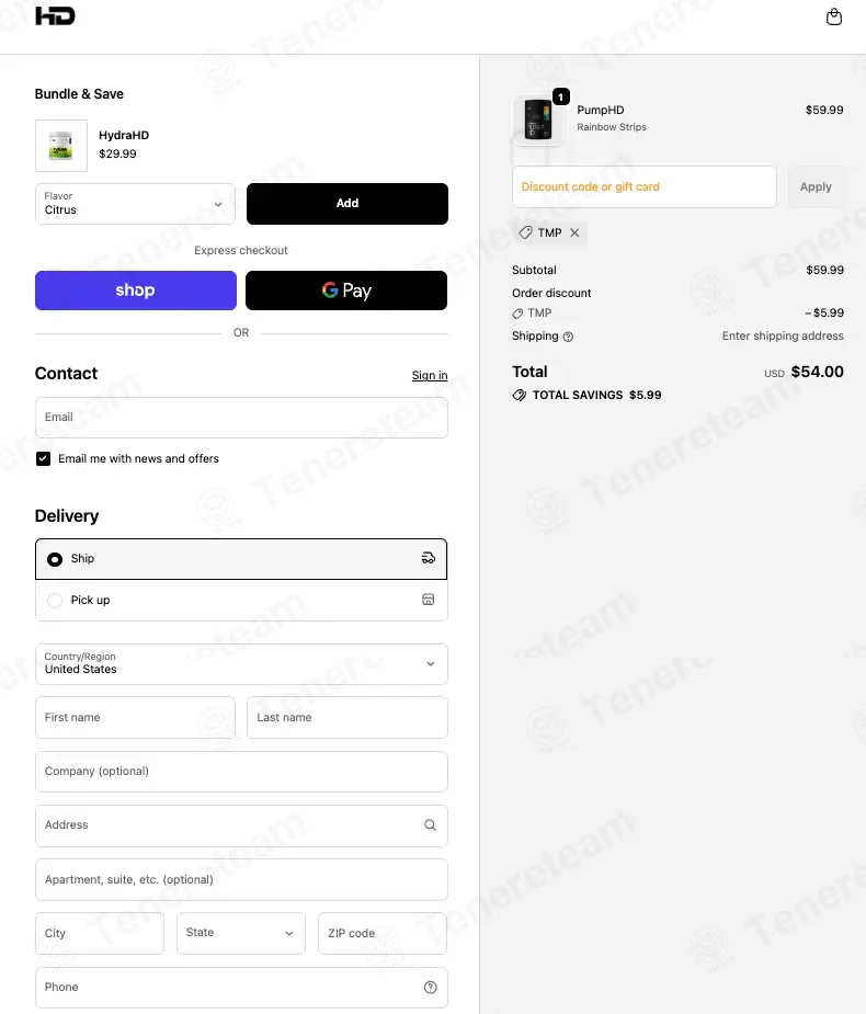 HD MUSCLE coupon code: 10% off with TMP. Tested and valid as 7 months ago.