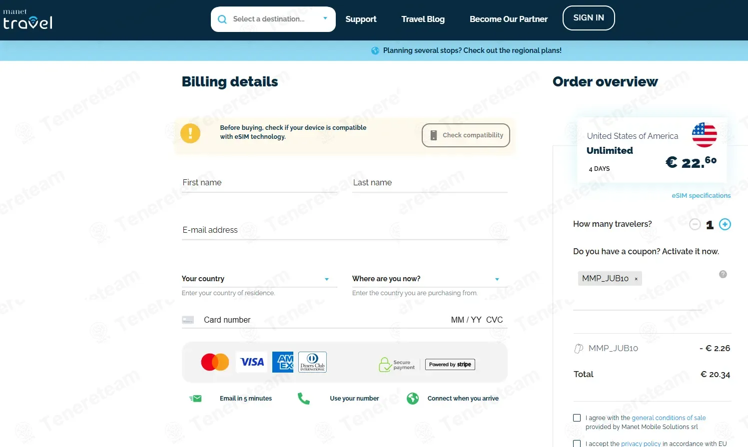 Manet Travel coupon code: 10% off with MMP_JUB10. Tested and valid as 4 months ago.