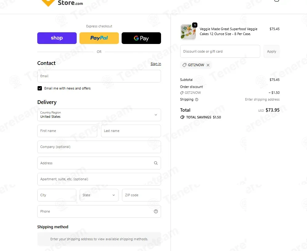 Web Food Store coupon code: 2% off with GET2NOW. Tested and valid as 1 month ago.