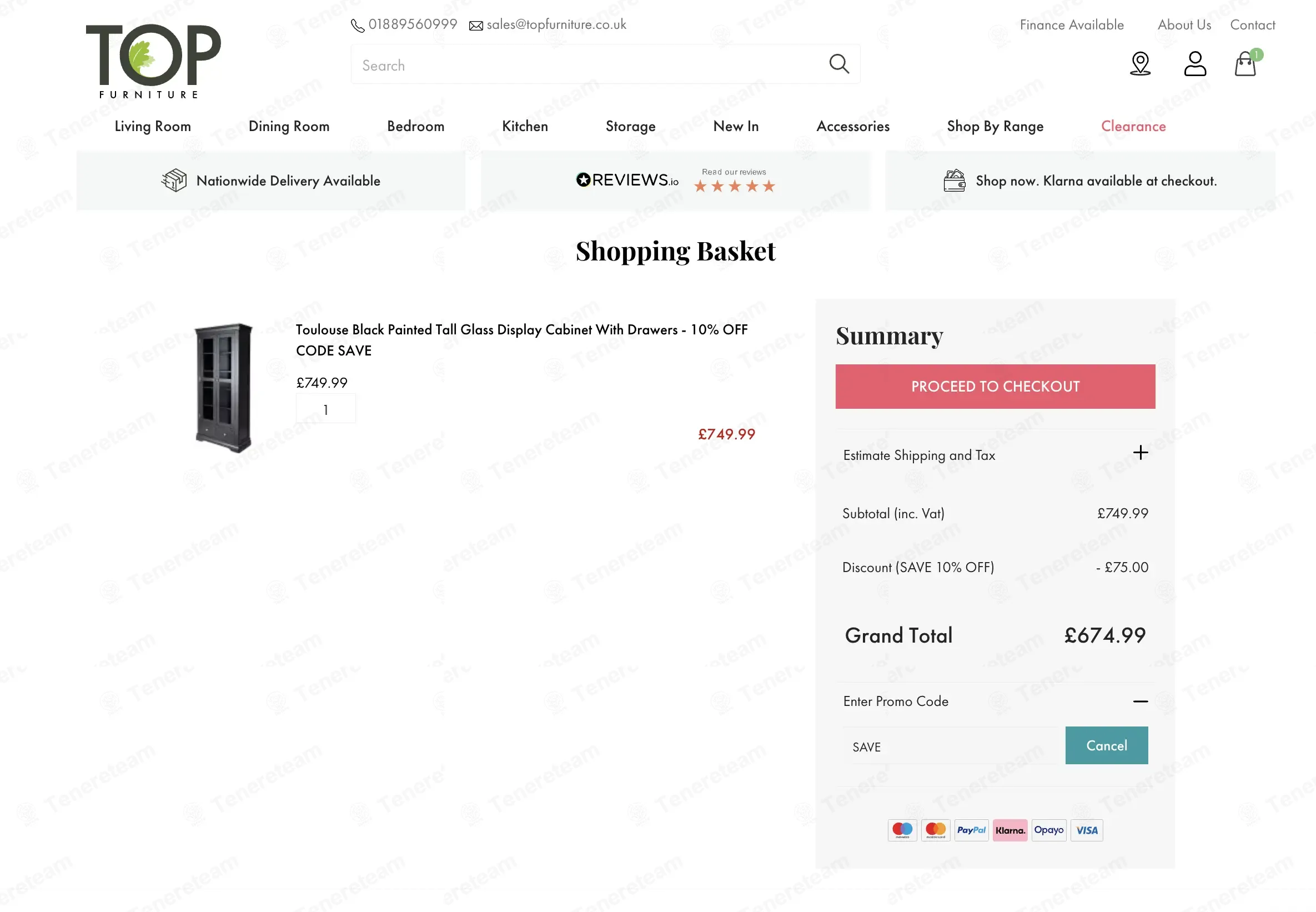 Top Furniture coupon code: 10% off with SAVE. Tested and valid as 8 months ago.