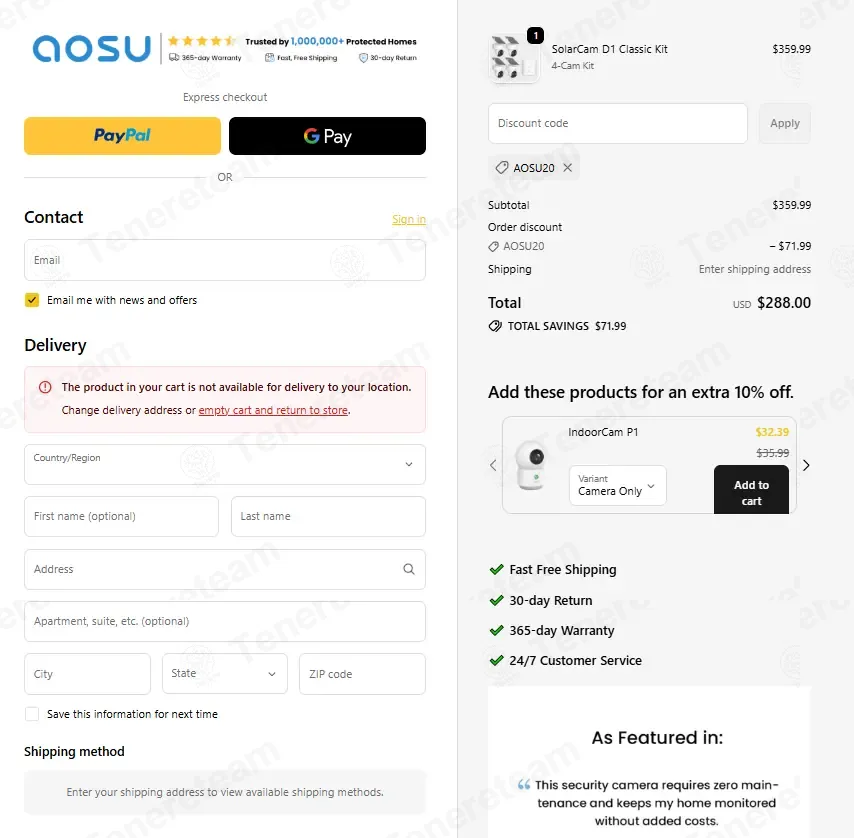 Aosu Life coupon code: 20% off with AOSU20. Tested and valid as 1 month ago.